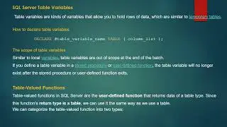 User Defined Functions in SQL Server Part 1