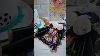 Gift Hamper, #Customized Cake & #birthdaycakeChocolate Bouquet  #foodshort #cake