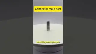A custom-made connector mold part#moldmaker