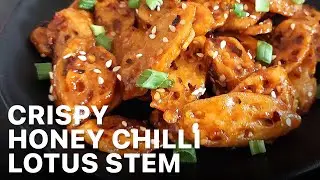 Honey Chili Lotus Stem | Crispy Fried Lotus Stem | Honey Chilli Lotus Root Recipe