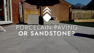 Porcelain Paving vs Sandstone - Why This Client Switched to a Porcelain Patio