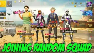 JOINING RANDOM SQUAD||PART 25||FUNNY GAMEPLAY||SEASON 12||PUBG MOBILE||HASEEB OP