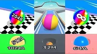 2048 | Ball Run 2048 vs Candy Ball Run vs Ball Run Infinity #cutiepie22yt