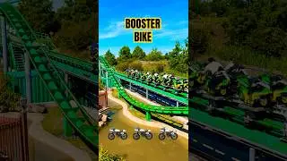 Booster Bike ✨🏍️🎢 Launch-Coaster at Toverland Theme Park ✨ #shorts #toverland #ride #themepark