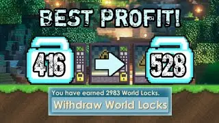 BEST PROFIT in Growtopia! How to GET RICH FAST in 2026! (EASY DLS)