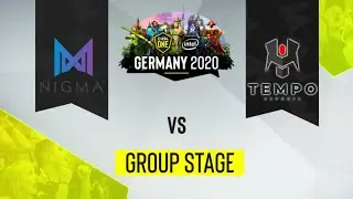 [ESL One Germany 2020] Team Nigma vs Tempo Esports - Game 2 - Group Stage