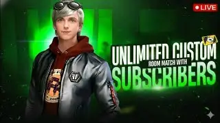🔥 FREE FIRE ULTIMATE CUSTOM ROOM LIVE | PLAYING WITH SUBSCRIBERS | GIVEAWAY | JOIN FAST 🔥.