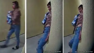 Hiding From Camera FAIL. Package Thief Attempts to HIDE from Camera. Anaheim, CA. 3/10/2023.~4:30PM.
