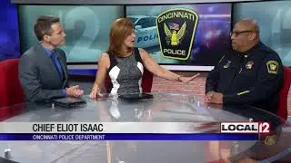 CPD Chief Eliot Isaac talks about officers' heroics and keeping downtown safe