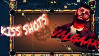 8 Ball Pool Level 999 Kiss shots||Umar YT Pool Carry Style