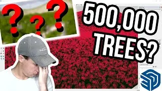 I Tried to Render 500,000 TREES With SketchUp!