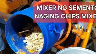 CEMENT MIXER INTO  CHIPS MIXER