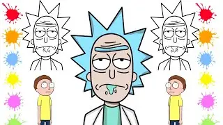 How to Draw Rick from Rick and Morty | Easy Step-by-Step Drawing Tutorial
