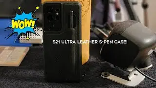 Nillkin Galaxy S21 Ultra 5G Case with S Pen Holder, Soft Leather Phone Case!