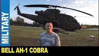 Attack helicopter Bell AH-1 Cobra US Army miniguns grenade launchers rockets | Jarek in Alabama USA