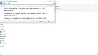 Ddos attack simulation Selam G/Hiwot Atr/2042/09
