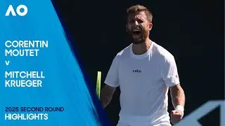 Corentin Moutet v Mitchell Krueger Highlights | Australian Open 2025 Second Round