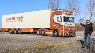 FULL TOUR OF THE NEW SCANIA R660 V8 FROM MARCO VAN STRALEN [VLOG]