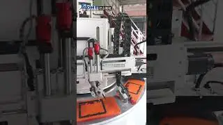 Two-color rotary screen printing machine