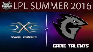 [LoL Highlights] SS vs GT Game 3 | LPL Summer 2016 (26.05.2016) - Snake eSports vs Game Talents