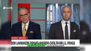 Trump Fired Inspectors General  Why