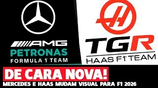 MERCEDES E HAAS REVELAM NOVO VISUAL COM MUDAN&Ccedil;AS PARA A F1 2026 | F&Oacute;RMULA 1 | GP EM CASA+