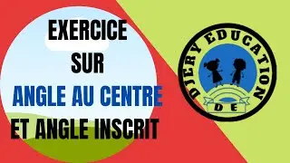 EGZ&Egrave;SIS SOU ANGLE AU CENTRE-ANGLE INSCRIT-CERCLE(KOU POU KLAS 9&egrave;m ANE FONDAMANTAL)