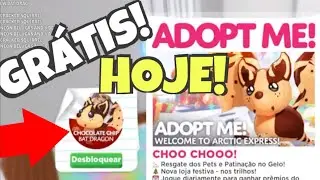ATUALIZOU! COMO CONSEGUIR GR&Aacute;TIS O BAT DRAGON DE CHOCOLATE HOJE! ADOPT ME EVENTO DE NATAL CHEGOU!