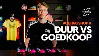 De verschillen! | DURE vs GOEDKOPE voetbalschoenen | Review | Voetbalshop.nl