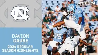 Davion Gause 2024 Regular Season Highlights | UNC Running Back