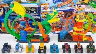 Hot Wheels Collection Unboxing Review ASMR | Hot Wheels City Dragon Drive Firefight Toy Set