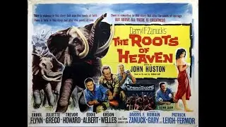 The Roots of Heaven 1958  Errol Flynn Trevor Howard John Huston Classic Adventure Film Drama Movie