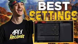 BEST SETTINGS IN APEX LEGENDS - Shroud, Ninja, Dizzy...(Sensitivity, Video & Keybinds)