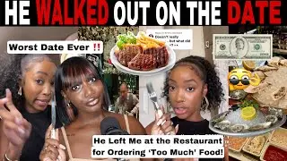 MERCY! 😱 WOMAN LEFT AT RESTAURANT AFTER ORDERING TOO MUCH FOOD | WORST DATE EVER | TIK TOK STORYTIME