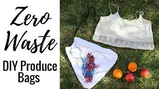 DRAWSTRING PRODUCE BAGS DIY : ZERO WASTE LIVING