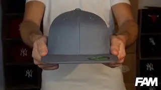FLEXFIT PREMIUM 210 FITTED DARK GRAY BLANK CAP