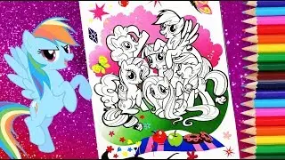 MLP colouring activity book - My little pony coloring for kids
