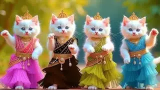 बिल्ली डांस | Cutest Cat videos funny dance🤣 💃 Videos for cats|Dancing cats #funny #dancing 