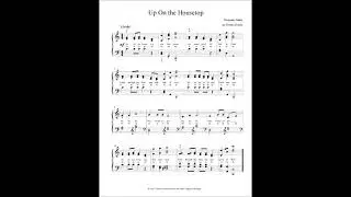 Up on the Housetop, arranged for early intermediate piano by Dennis Frayne