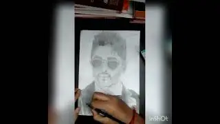 Allu Arjun transformation | Allu Arjun sketch | potrait | bad to good | #shorts