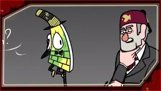 Gravity Falls комикс | Облить Билла Сайфера зелёной краской!