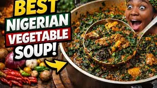 How to prepare Nigerian vegetable soup also known as blood Tonic #food 