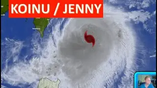 Typhoon warnings in place as Koinu : Jenny nears Taiwan and Northern Luzon