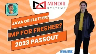 Divya Naik | Java or flutter | Flutter developer interview | Mindiii System