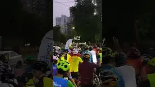 HcL cycling event Noida #fun #cycling #fit #reels #masti #vibes #waltx #enjoy #event #group #hcl