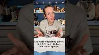 Die Merz-Regierung g&ouml;nnt sich 6 % mehr Gehalt. Wir sollen sparen. #klartextmitlilly