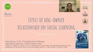 Kata V&eacute;kony - Effect of dog-owner relationship on social learning
