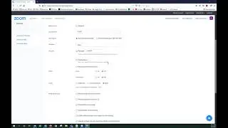 Scheduling a Zoom Meeting - Security Settings