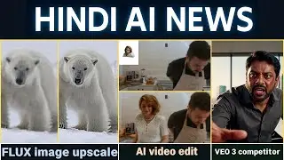 FREE VEO-3 is here, 4k Image Restore, AI video editor & More - HINDI AI NEWS