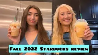 Trying Starbucks Fall 2022 Menu Drinks & Treats | Kelsey Lynn Cook
